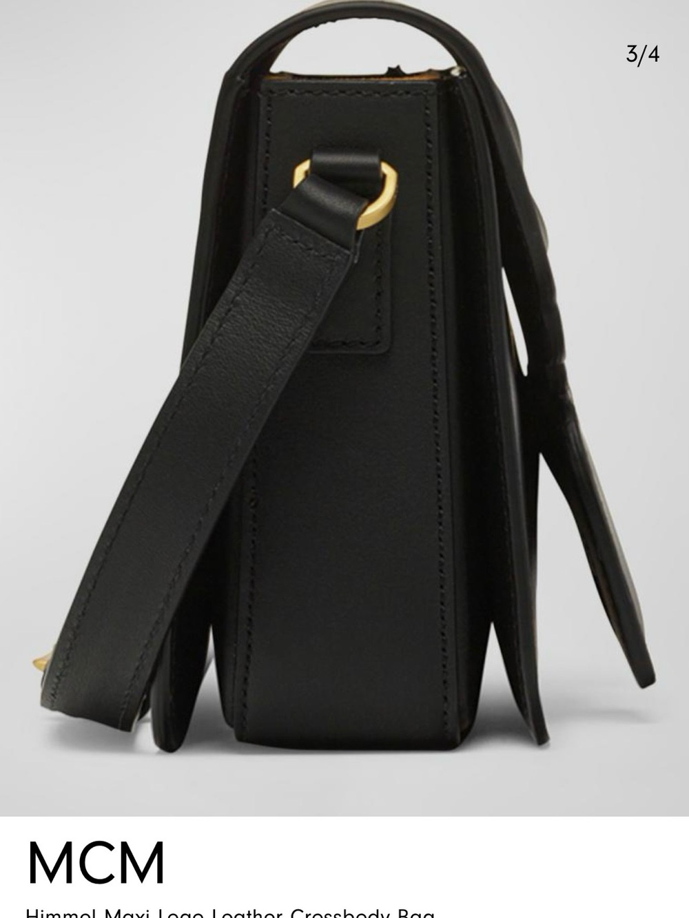 MCM
Himmel Maxi Logo Leather Crossbody Bag - Picture 9 of 11